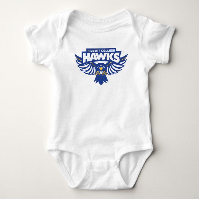 Body Para Bebê Hilbert College Hawks (Frente)