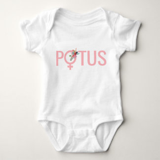 Body Para Bebê Hillary Clinton POTUS Baby| Bebê Feminista