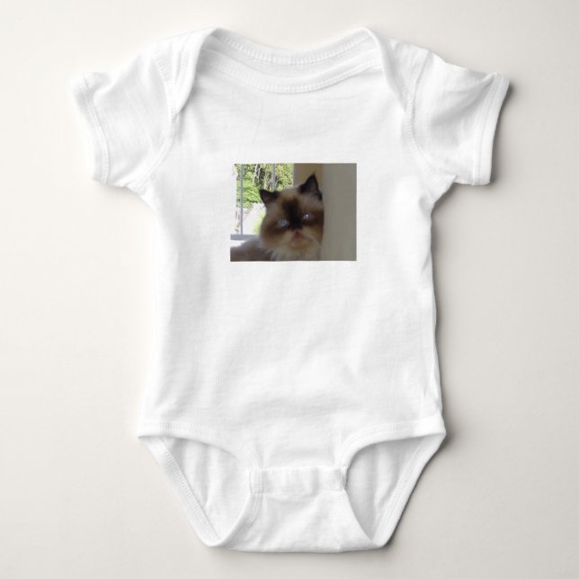 Body Para Bebê himalaio ponto selo (Frente)