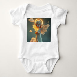 Body Para Bebê Himmlischer Friedensengel – Leuchtende Liebe