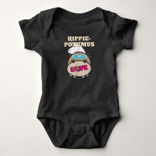 Body Para Bebê Hippie Potumus Baby Hippopotamus