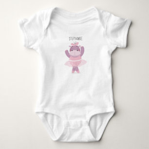 Body Para Bebê Hippo Ballerina Nursery