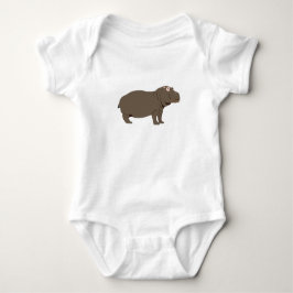 Body Para Bebê Hippopotamus Hippo