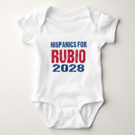 Body Para Bebê Hispanics for Rubio 2028