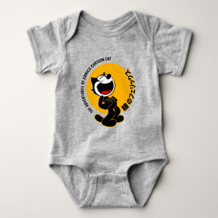 Body Para Bebê História em quadrinhos Cartoon Cat  