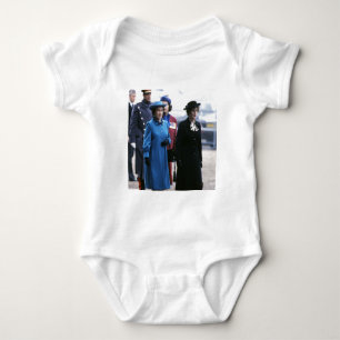 Body Para Bebê HM, Rainha Elizabeth II - Margaret Thatcher