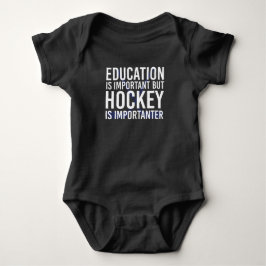 Body Para Bebê Hockey is importanter Funny Hockey gifts