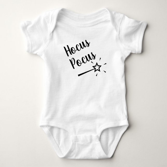 Body Para Bebê Hocus Pocus Magic Wand (Frente)