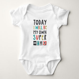 Body Para Bebê Hoje serei o meu Super Herói