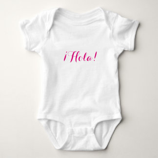 Body Para Bebê Hola - presente para o bebê - personalize