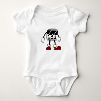 Body Para Bebê Homem Código QR: Escaneie o Futuro Baby Onepiece 