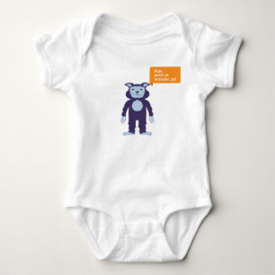 Body Para Bebê Homem-lobo