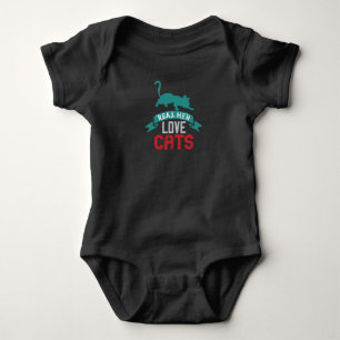 Body Para Bebê Homens de verdade adoram gatos