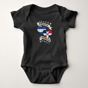 Body Para Bebê Hondurenho Dominicano Flags Honduras Dominicano