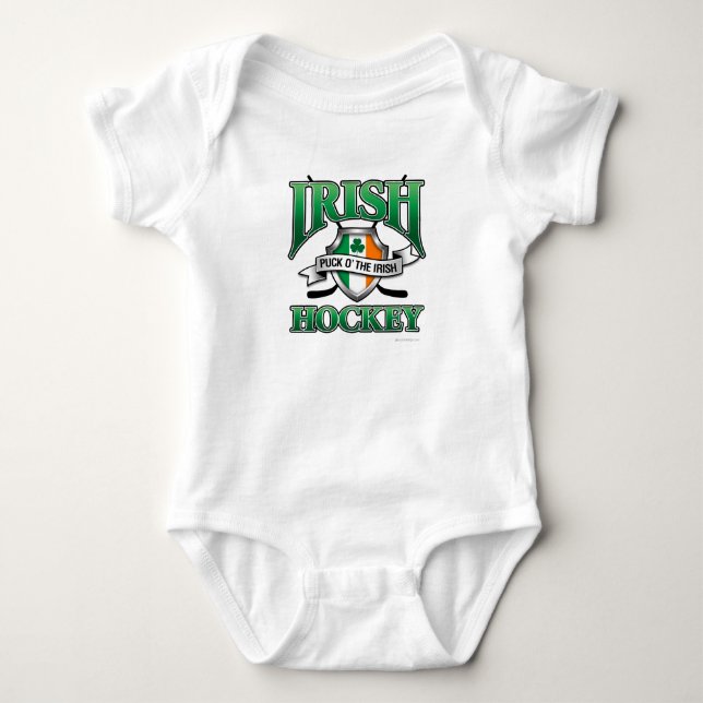 Body Para Bebê Hóquei Irlandês (Frente)