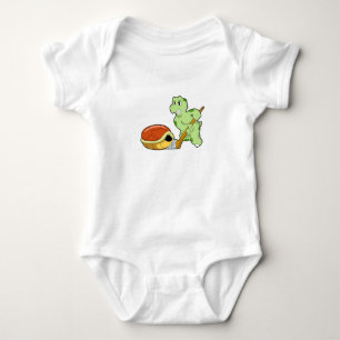Body Para Bebê Hóquei no gelo da Tartaruga