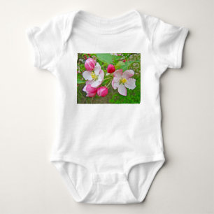 Body Para Bebê Hora do Flor de Maçã