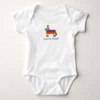 Hora do partido Rainbow Birthday Donkey Piñata Fie