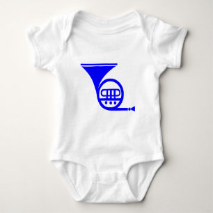 Body Para Bebê Horn Francês - Azul