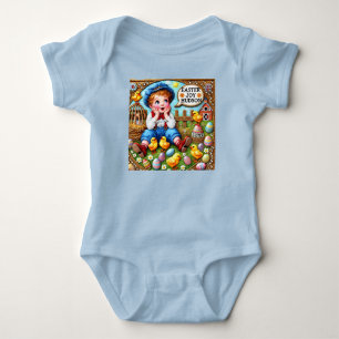Body Para Bebê HUDSON ~ GAROTINHO ANTIGO Bebês Frangos ~ Alegria