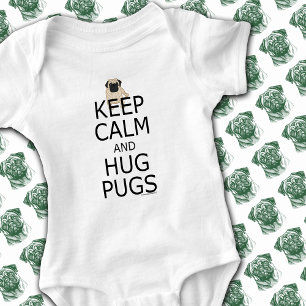 Body Para Bebê Hug Pugs para manter calma