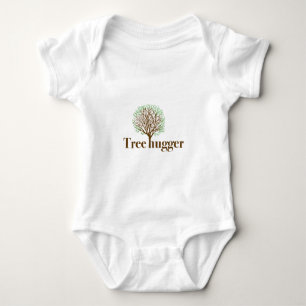 Body Para Bebê Hugger de Árvore com ilustração de árvore