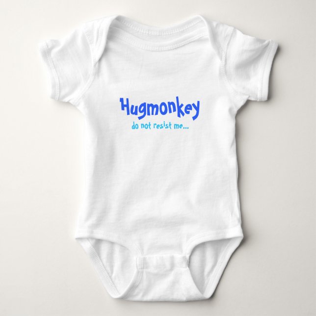Body Para Bebê Hugmonkey, não me resiste… (Frente)