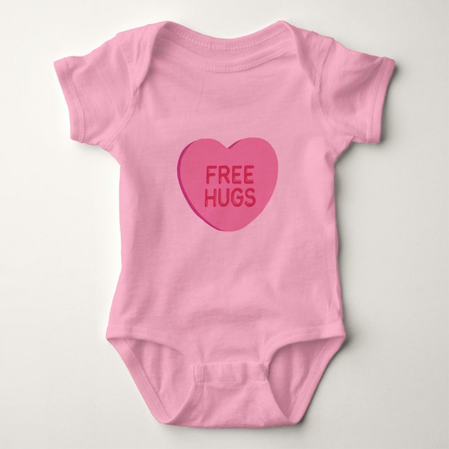 Body Para Bebê Hugs Gratuitos (Frente)