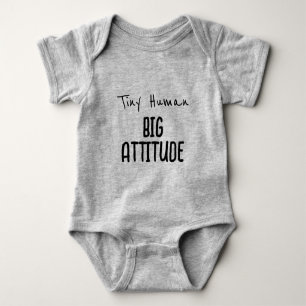 Body Para Bebê Humano Pequeno, Grande Atitude