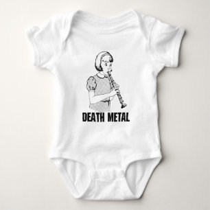 Body Para Bebê Humor engraçado do metal pesado do gênero da