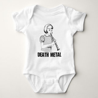 Body Para Bebê Humor engraçado do metal pesado do gênero da