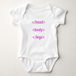 Body Para Bebê Humor principal do computador dos pés do corpo