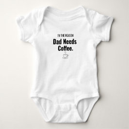 Body Para Bebê Humorous Baby Bodysuit | New Dad Gift