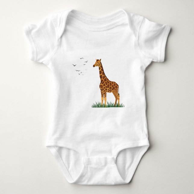 Body Para Bebê Humorous Coffee and Adulting Text Graphic (Frente)