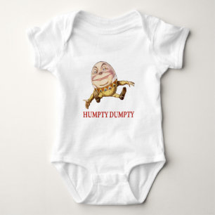 BODY PARA BEBÊ HUMPTY DUMPTY SAT EM UMA PAREDE - RIMA DE BERÇÁR