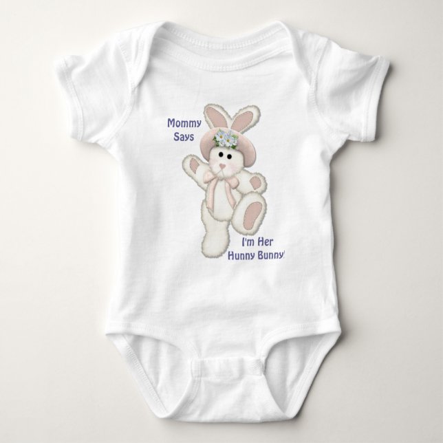 Body Para Bebê Hunny Bunny Baby for Girl (Frente)