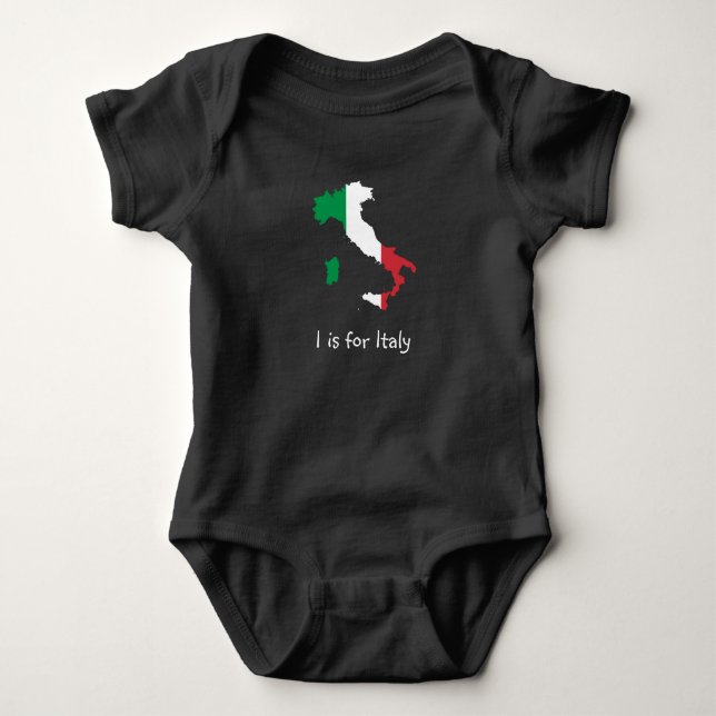 Body Para Bebê I é para Itália (Frente)