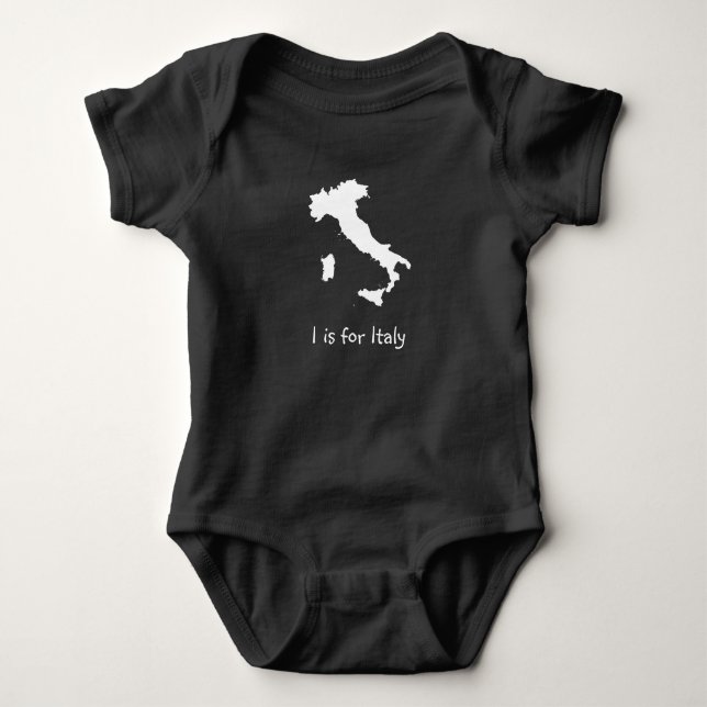 Body Para Bebê I é para Itália (Frente)