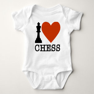 Body Para Bebê I Heart Chess