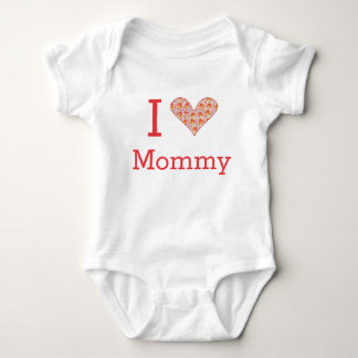 Body Para Bebê I Heart Love Mamãe T-Shirts