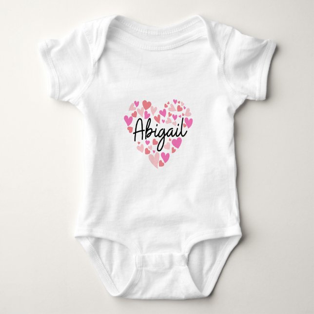 Body Para Bebê I love Abigail (Frente)