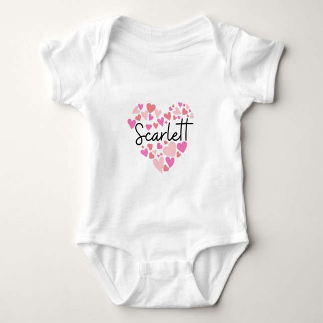 Body Para Bebê I love Scarlett (Frente)