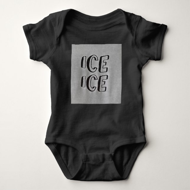 Body Para Bebê Ice Ice Baby Onezee (Frente)