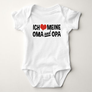 Body Para Bebê Ich Meine Oma Und Opa