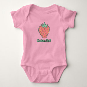 Body Para Bebê Ícone de Morango