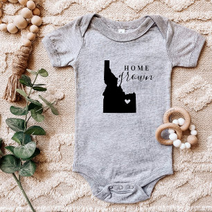 Body Para Bebê Idaho Home Grown State Tee