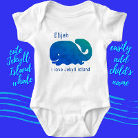 Ilha de Jekyll, Georgia Cute Whale e Nome