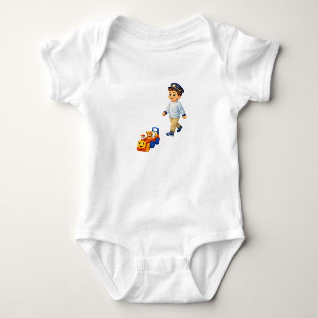 Body Para Bebê Illustrazioni Giocose (Frente)