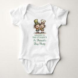 Body Para Bebê Ilustração Alegre da Festa do Dia de São Patrício