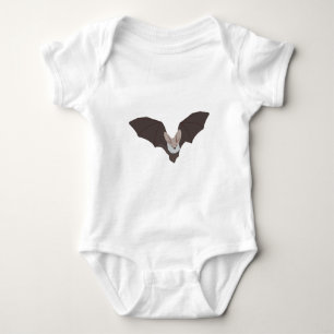 Body Para Bebê Ilustração de Bat de Spooky Bonito